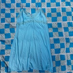 Morgan Taylor Baby Blue Lace Chemise